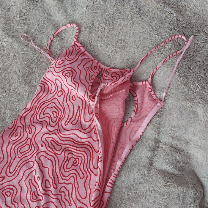 Дълга розова рокля Zara (нова)