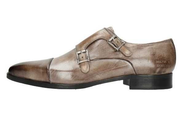 Pantofi monk 41 42 de lux lucrati manual Melvin & Hamilton NOI piele