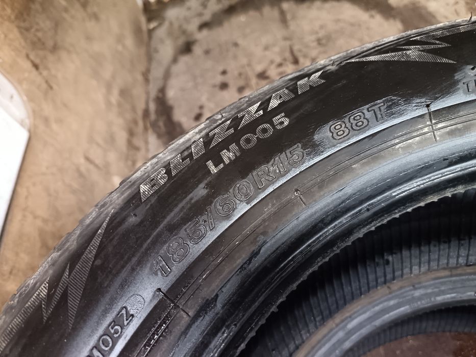Anvelope MS iarna 185 60 15 bridgestone 2022 6.8mm
