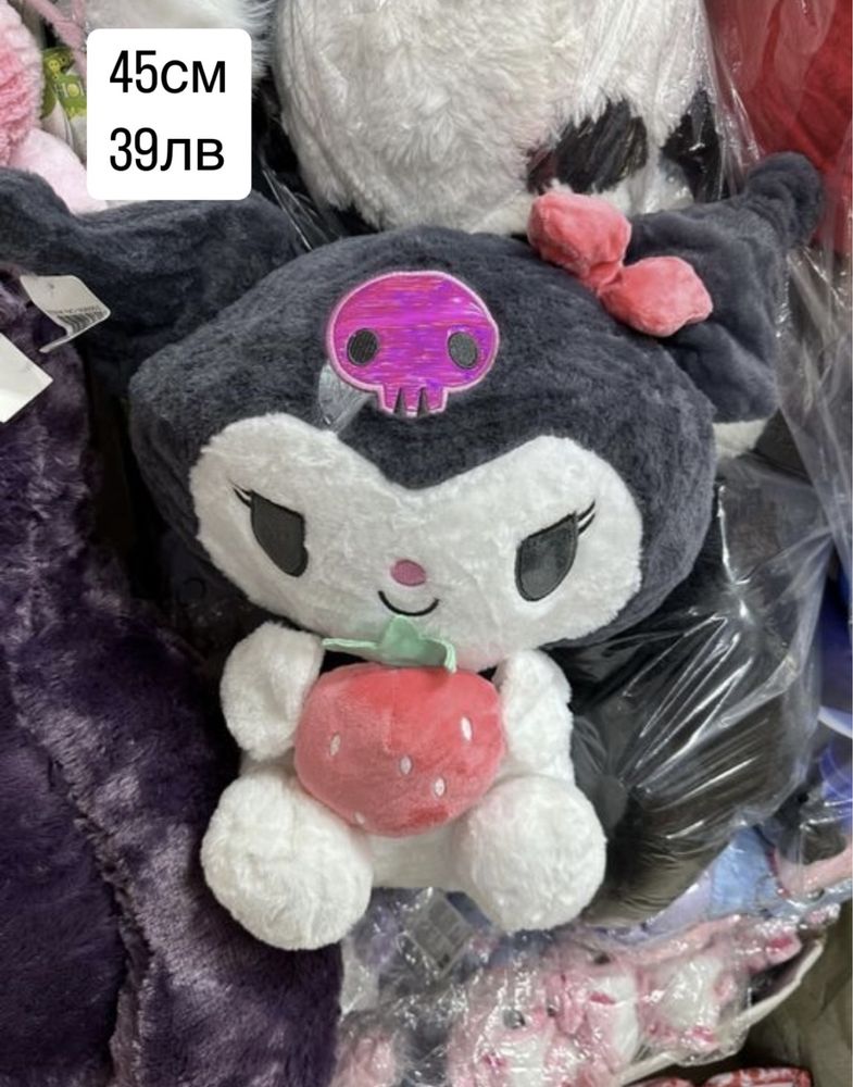 Плюшена играчка Kuromi/Куроми 45см Pop фигурки Куроми