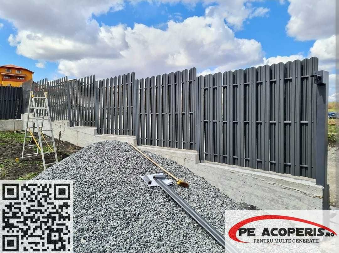 Sipca metalica pentru poarta si gard, montaj rapid, garantie 30 ani!