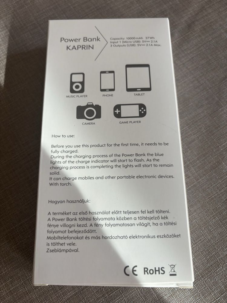 Power Bank Kaprin - 10000mAh
