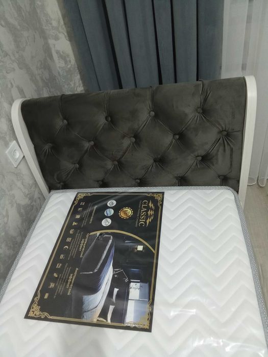 Односпальная кровать,ортопедический матрас,ЛДПС Россия,механизмСундук.