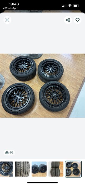 Jante BBS 18 cu anvelope vara