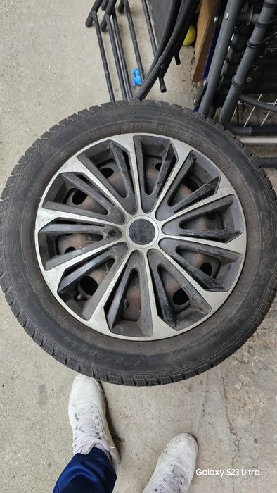 Cauciucuri iarna cu jante de tabla 5*112 (grupul VAG)