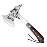 Topor vanatoare, Wolf Wood, otel inoxidabil, 33 cm, teaca inclusa