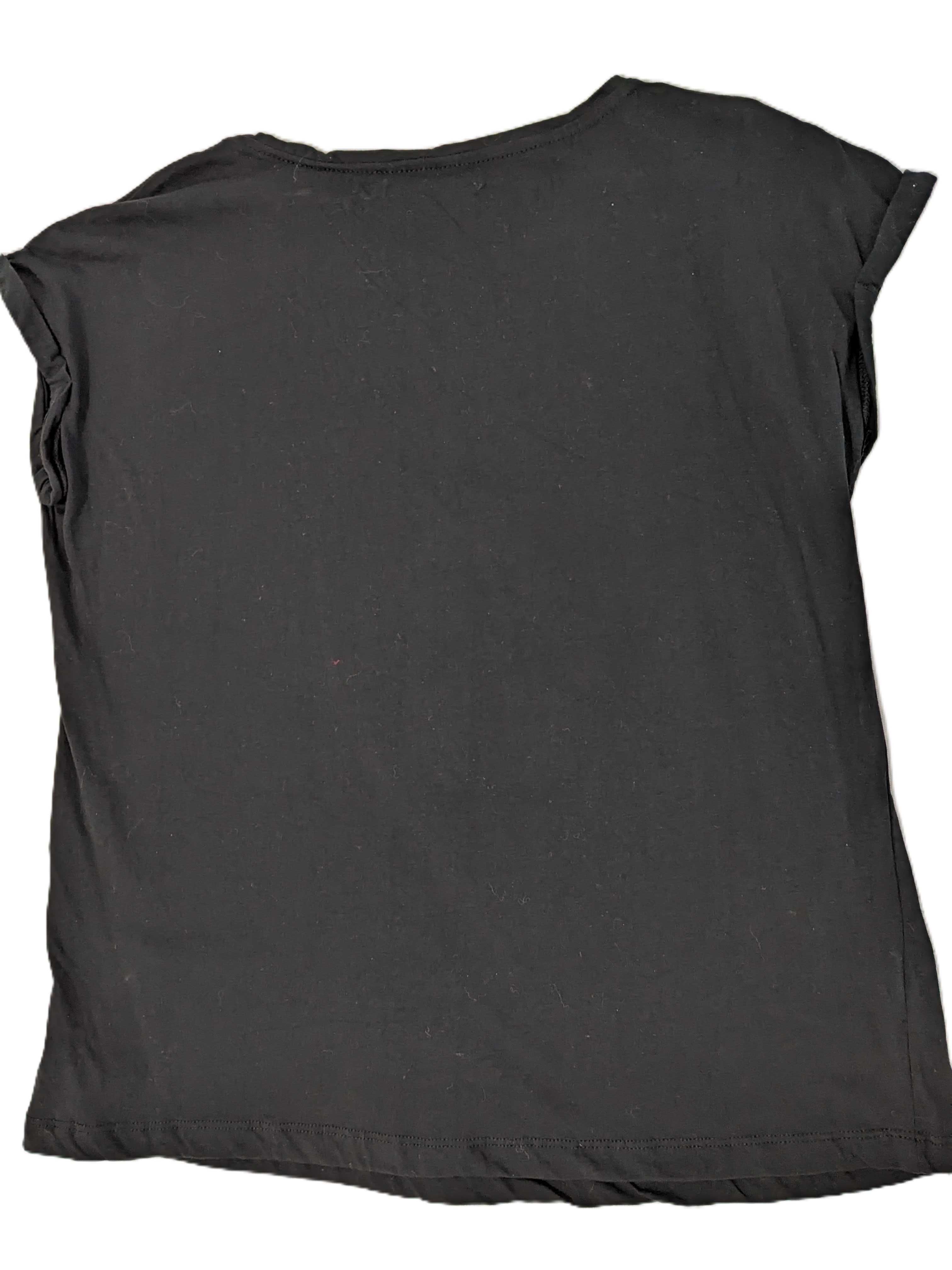 Tricou Mohito, negru cu imprimeu și perle, mărimea S, nou