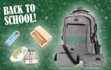 BACK TO SCHOOL - Отново на училище: раница с USB, кутия за обяд и още