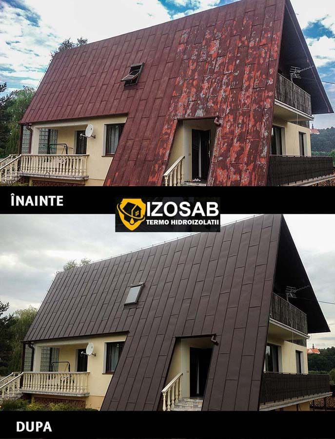 Vopsim orice tip de tablă pe acoperisuri la case/vile/biserici, struct