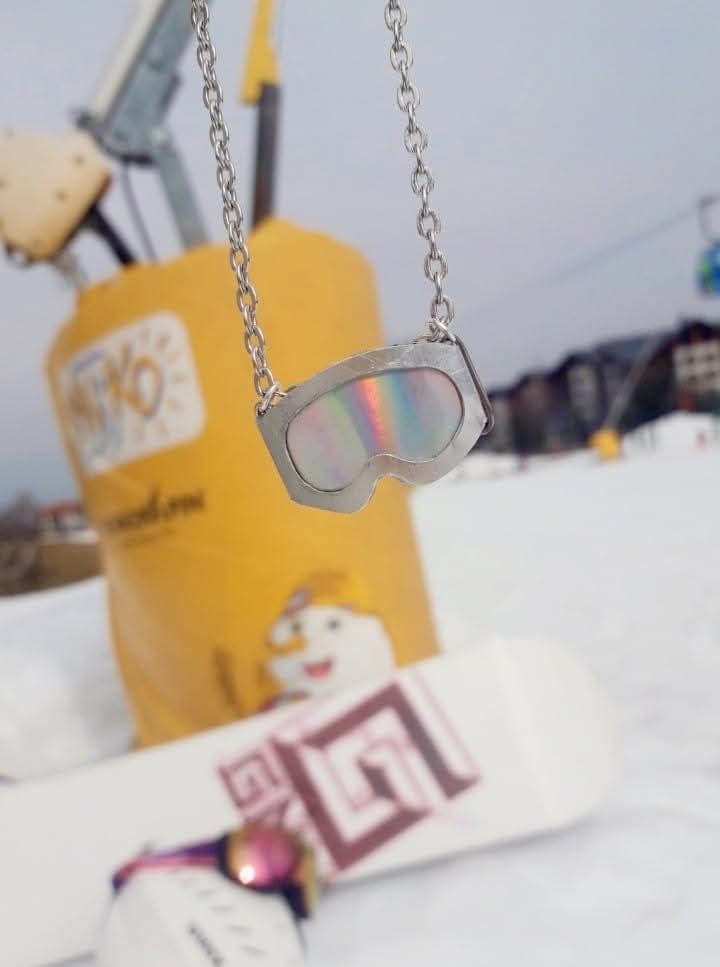 Колие във формата на ски / сноуборд очила ski goggles