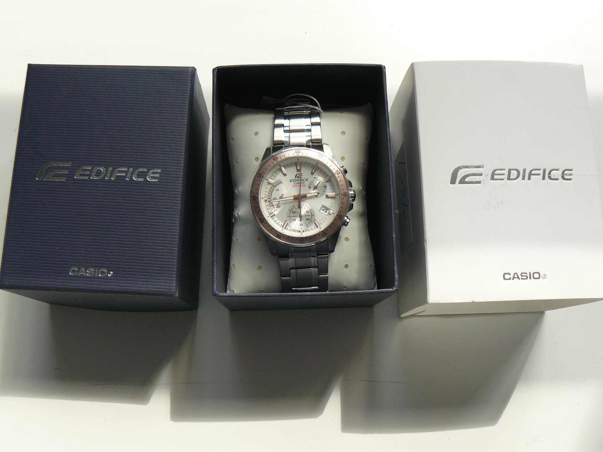 Ceas Barbati CASIO EDIFICE EFV-540D-7BVUD Original Quartz Nou In Cutie