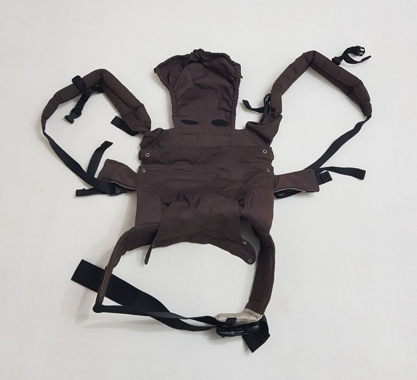Marsupiu, port bebe, ham  Manduca XT First Brown, 3 - 20 kg, 3 pozitii