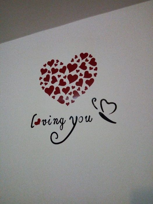Sticker de perete LOVING YOU valentines dragobete surpriza