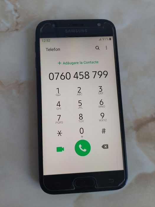 Vând Samsung Galaxy J3 2017 DUOS Negru [cu trei probleme] //poze reale