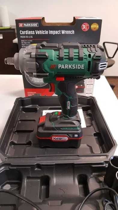 Акумулаторен 20V-4АH  ударен гайковерт PARKSIDE