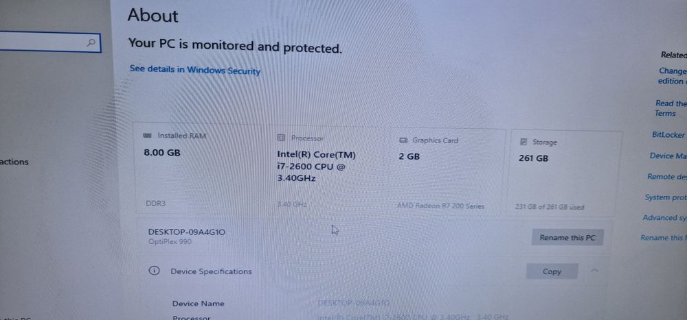 Unitate Pc I7 gen 2, perfect funcționala