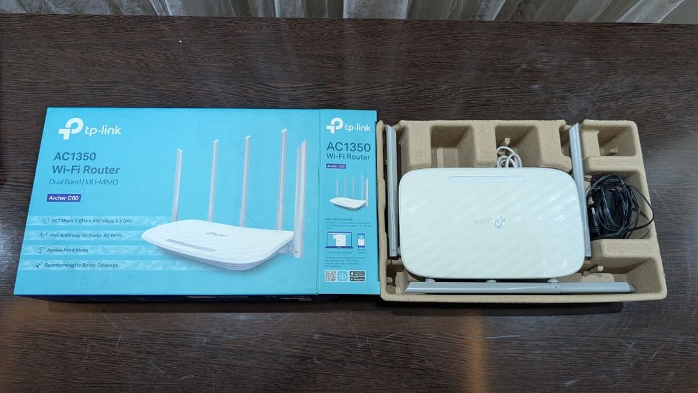 Роутер Tp link 2,4 Гц ва 5 Гц частоталик. 5 та антеналик