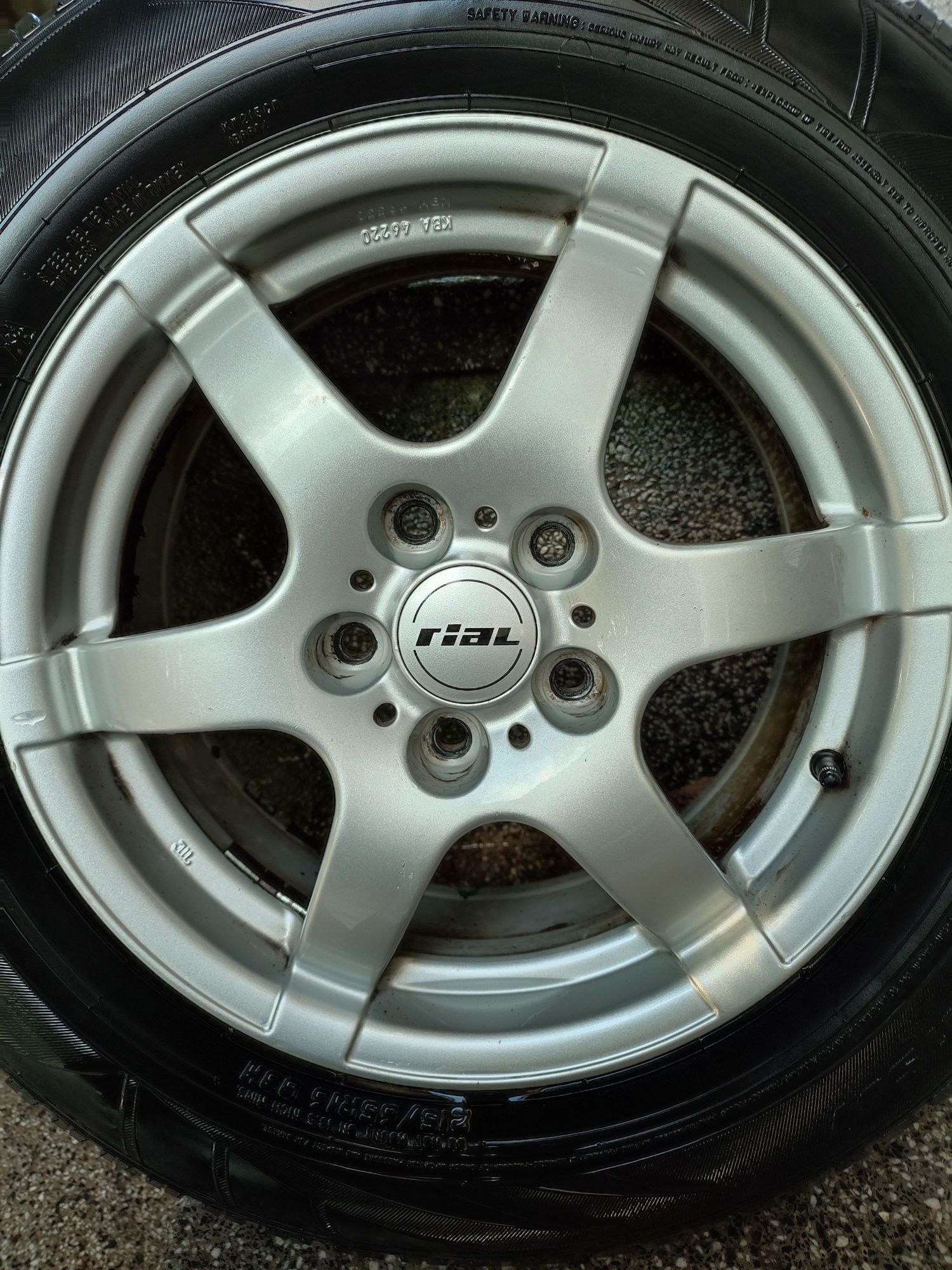 Лята джанта Rial със зимни гуми Falken 215/65/16