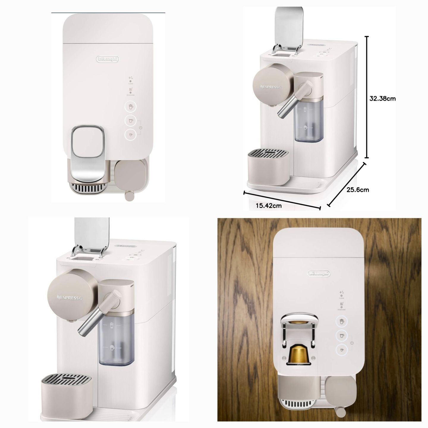 Кафемашина Nespresso Lattissima One EN 500.W, 19 bar, 1400 W