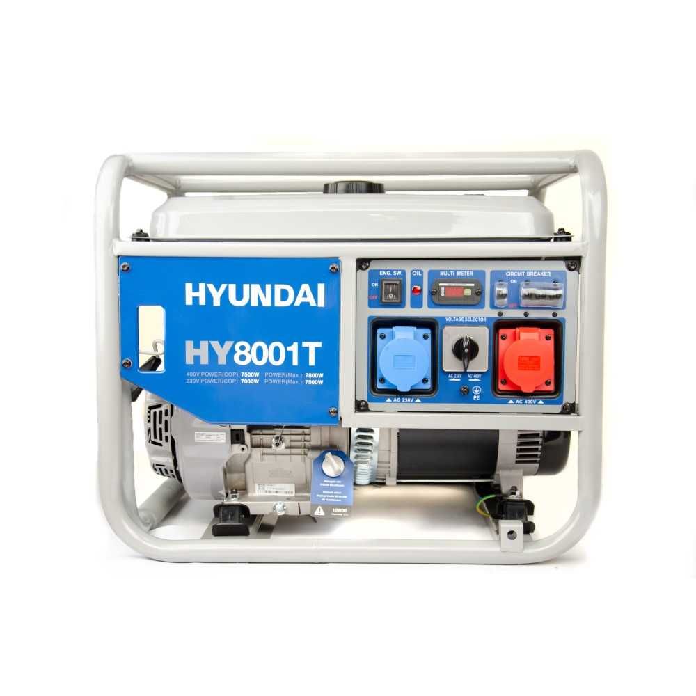 Generator de curent trifazat 400V 7,5 kW Hyundai HY-8001T
