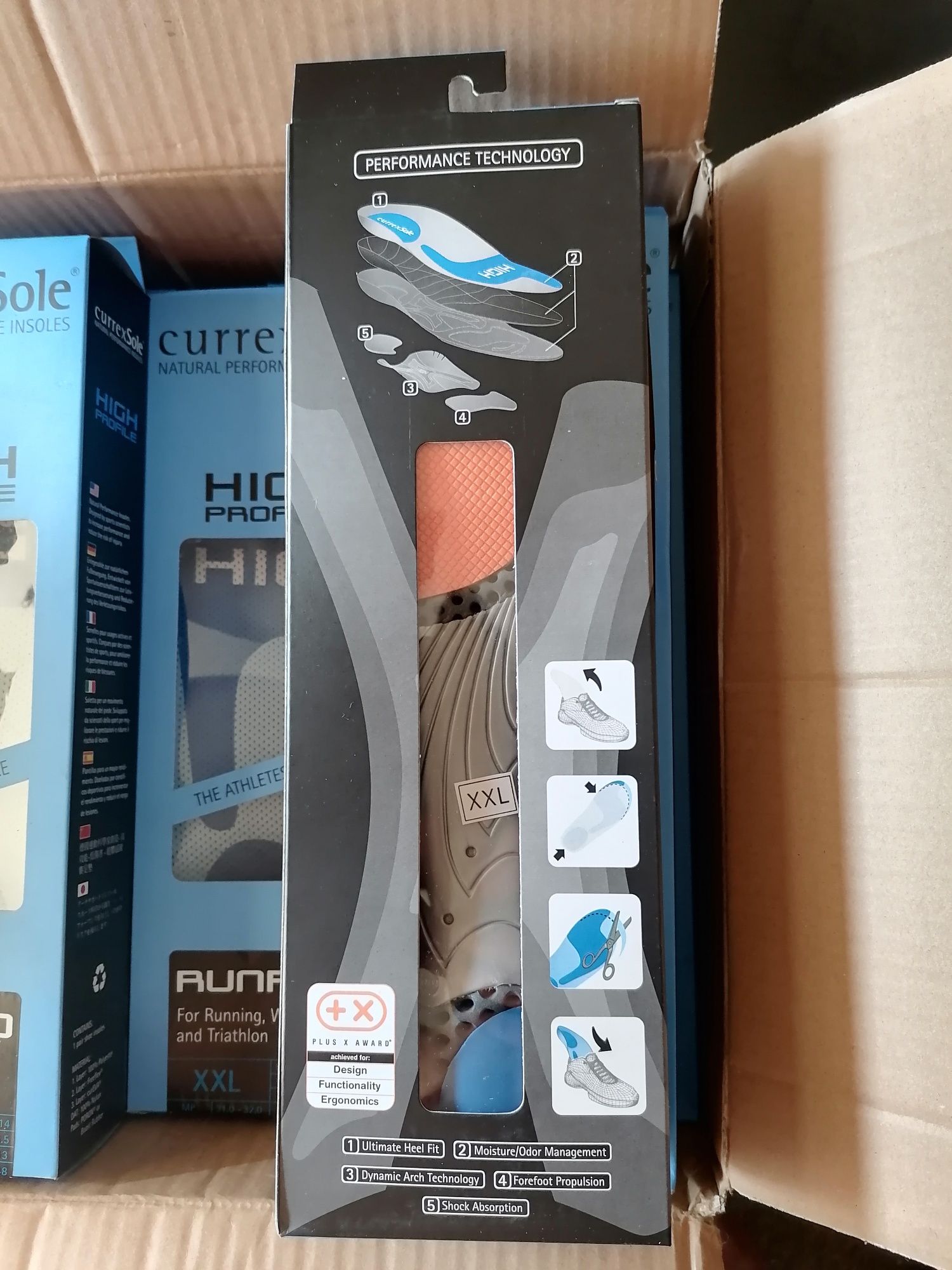 10 пакета ортопедични стелки currexsole
