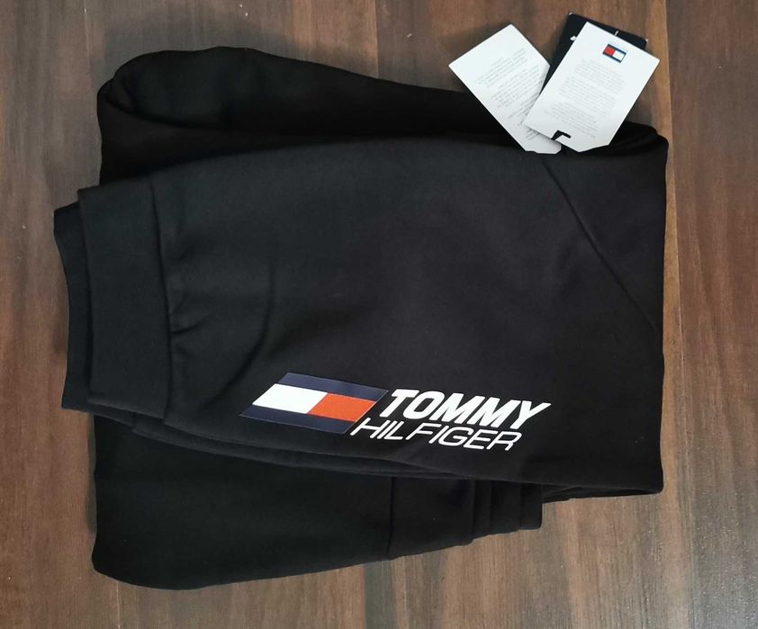 Tommy Hilfiger Pantaloni Barbati, XXL, Negru, bumbac, Neted