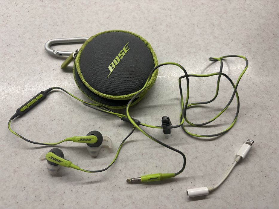 Căști Bose SoundSport In-Ear, originale, cu adaptor iPhone