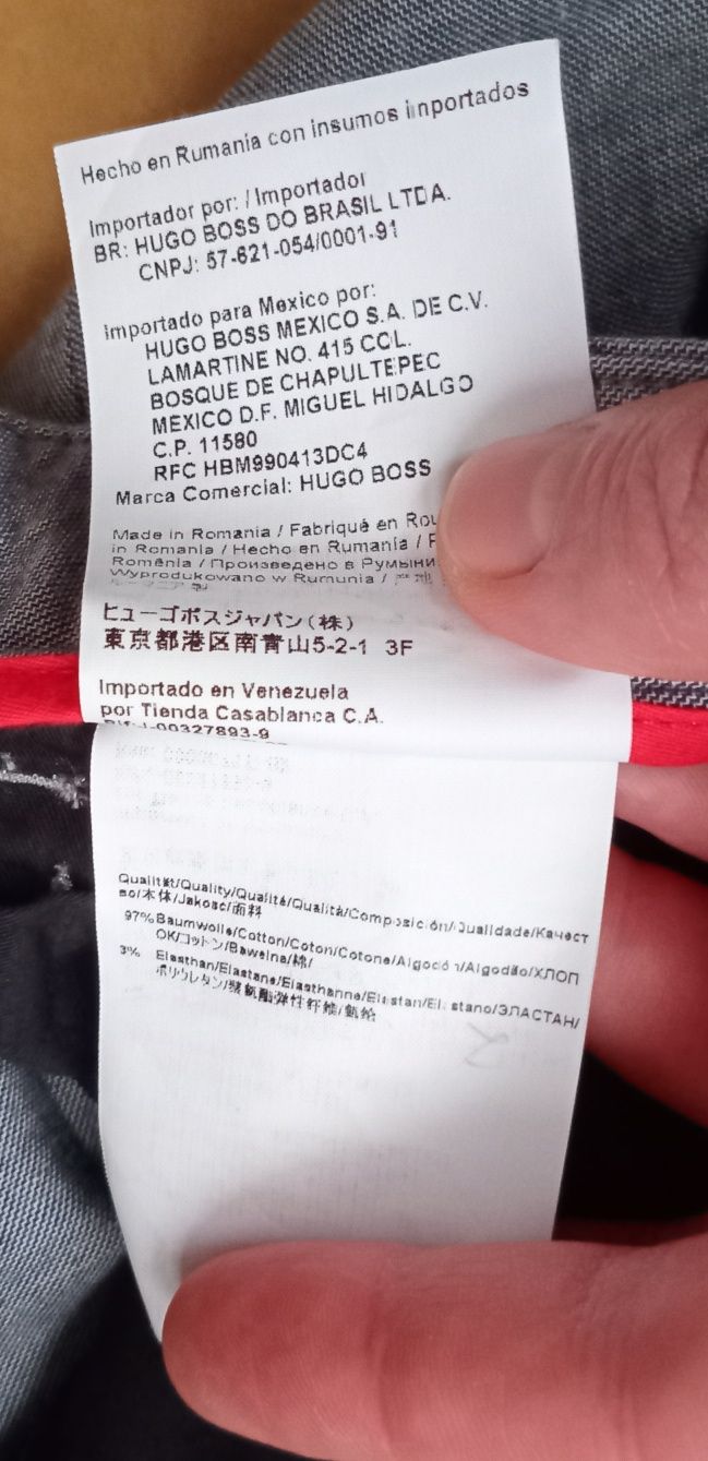 Pantaloni Hugo Boss