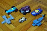 Lot masinute Hasbro, Hot Wheels, Mattel, McDonald's, Disney