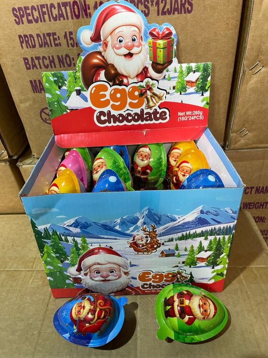 Новогодние киндер яйца , леденцы