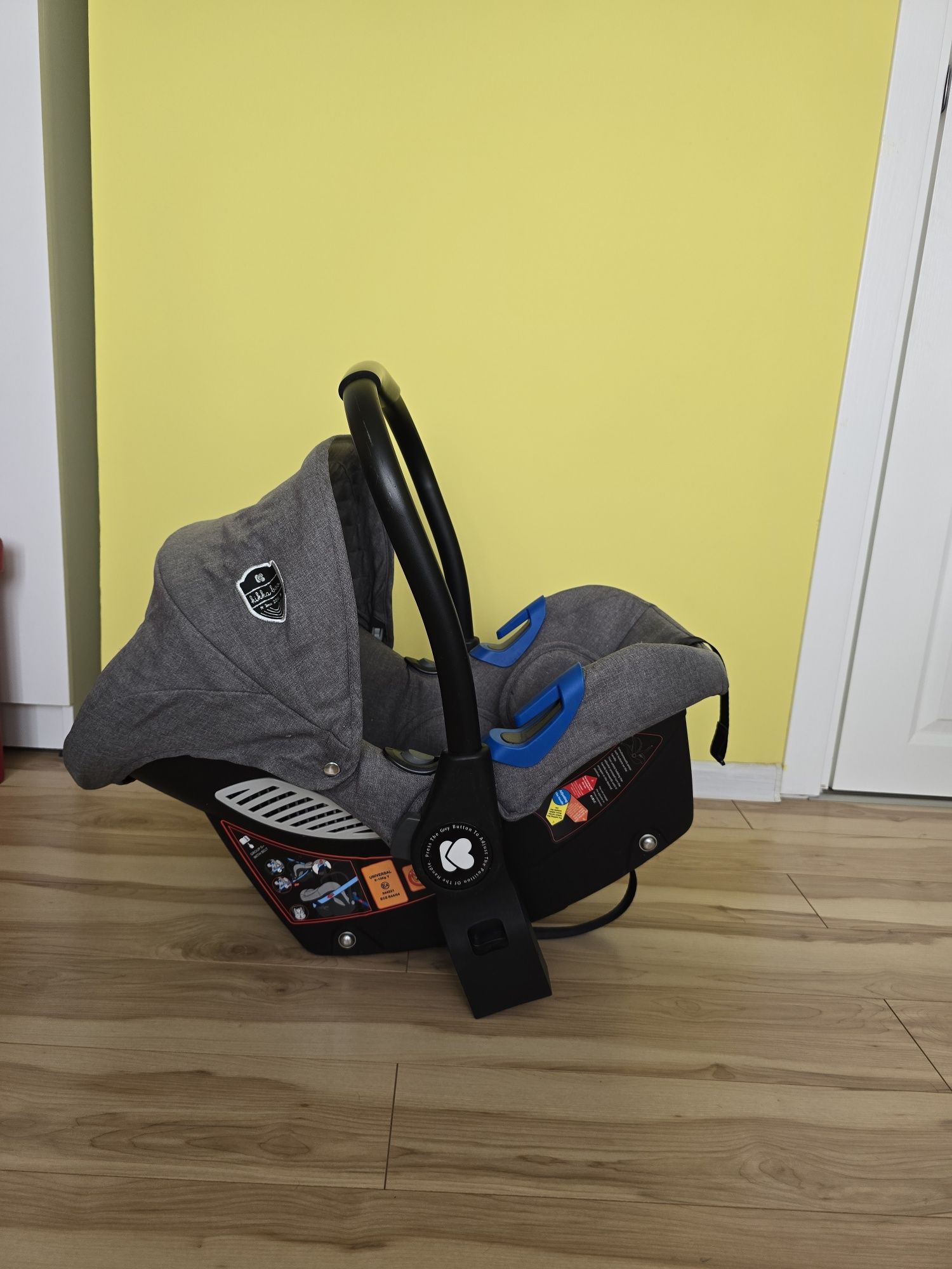 KIKKA BOO Комбинирана количка 3в1 VICENZA GREY