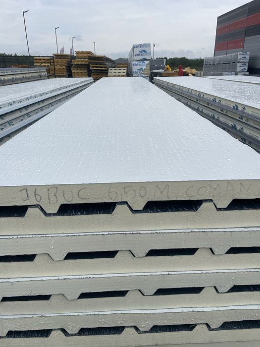 STOC Panouri sandwich termoizolante Acoperis perete Gri antracit