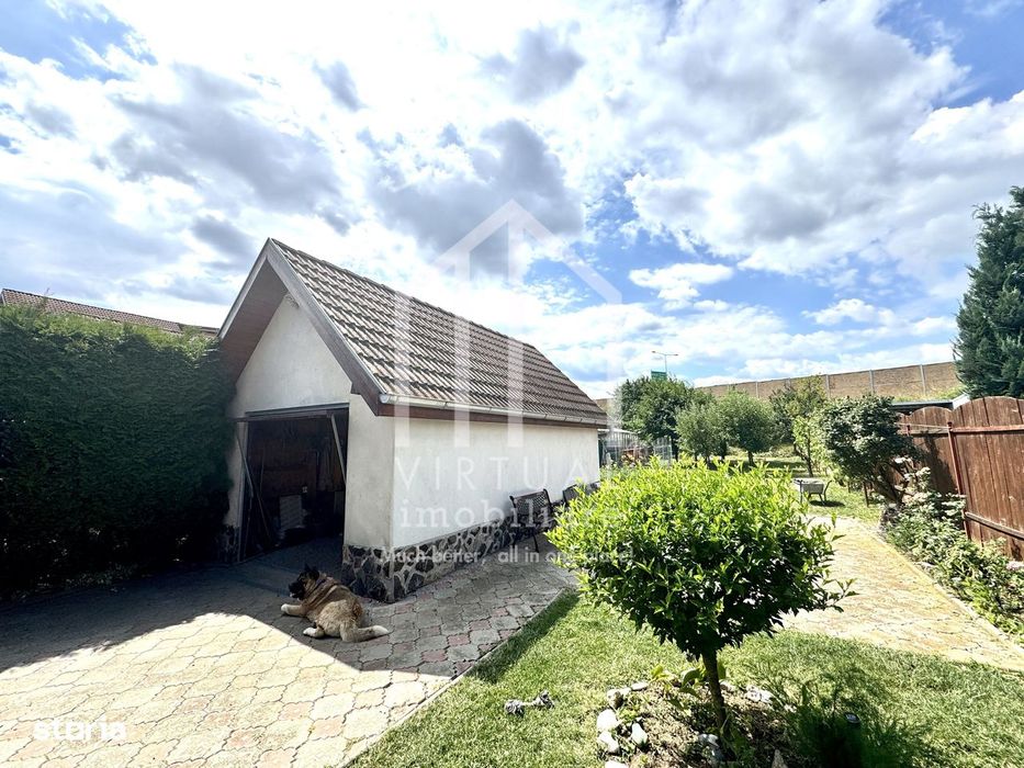 Casa cu 3 camere, 115mp utili, 403mp teren, garaj, Gusterita