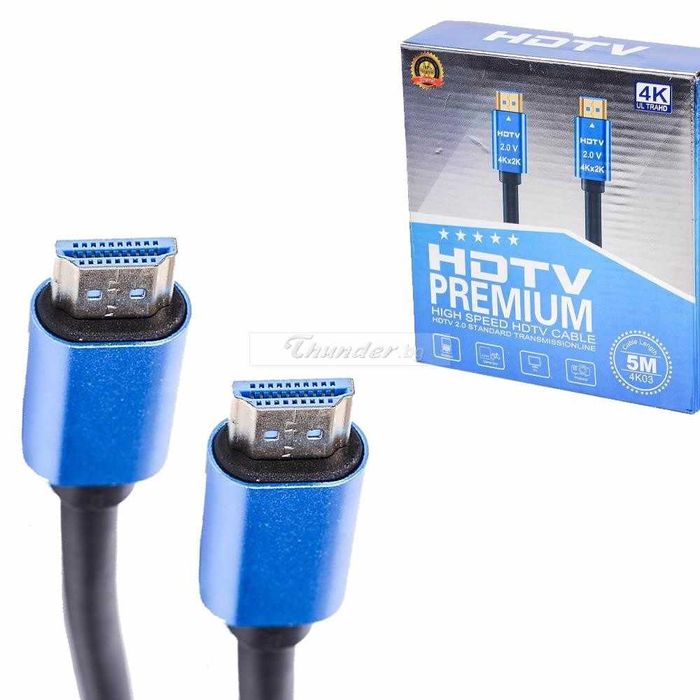 Кабел HDMI Версия 2.0 4K, 5метра