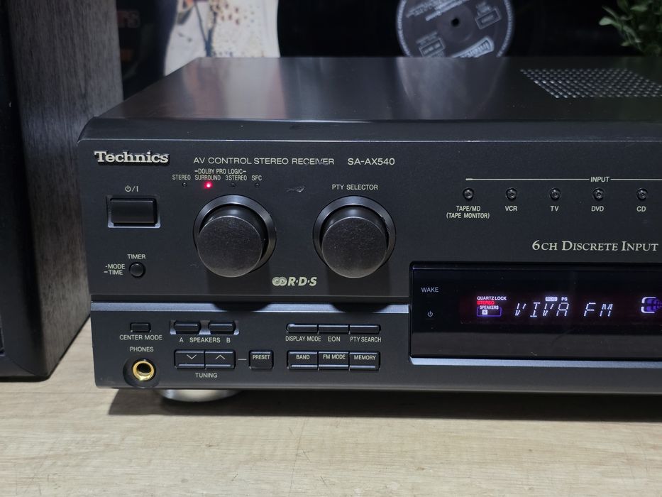Reveiver TECHNICS sa-ax540, class H ,amplituner 5,1 surround,  hifi