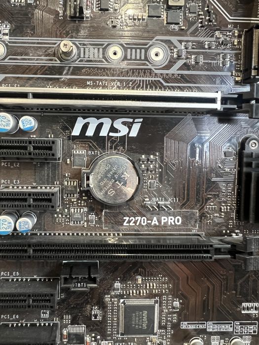 MSI Z270-A PRO + Intel Core i5-7400 + 16GB Corsair Vengeance DDR4