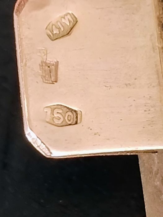 brățară Aur 18K masiv ,Vicenza (Italia),vintage(~1970), 53.5g