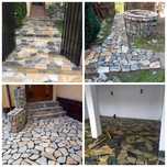 Depozit piatra decorativa placat pavat marmura travertin calcar
