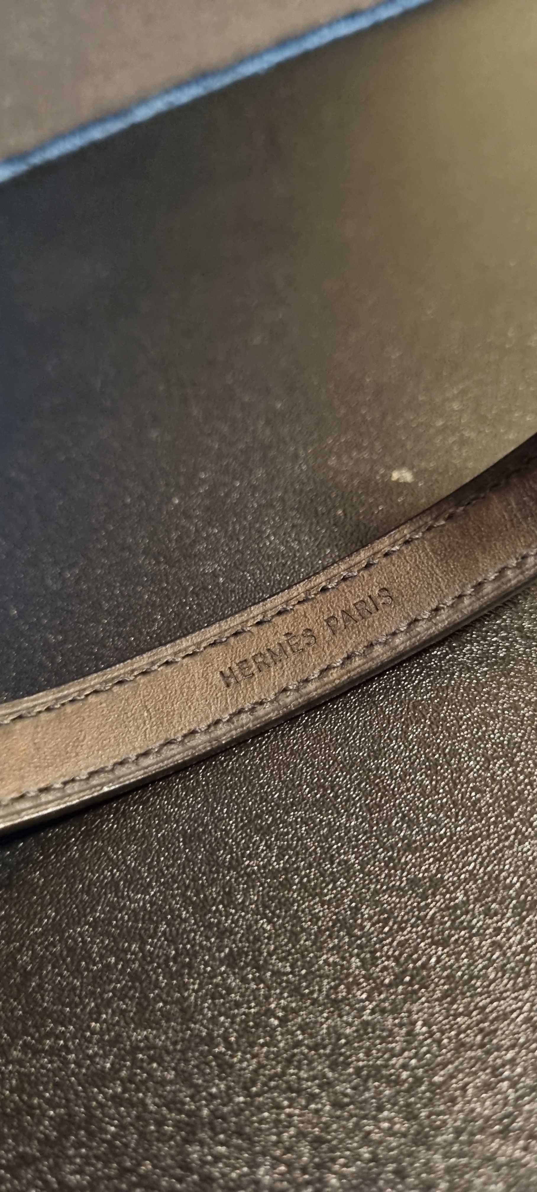 Hermes Sellier Leather Looping Bracelet Bratara Piele