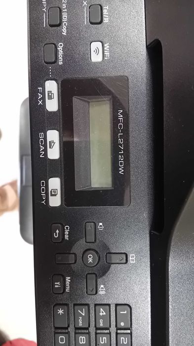 Отличен! Безжичен Wi-Fi лазерен принтер 3 в 1 Brother DCP L2712DW