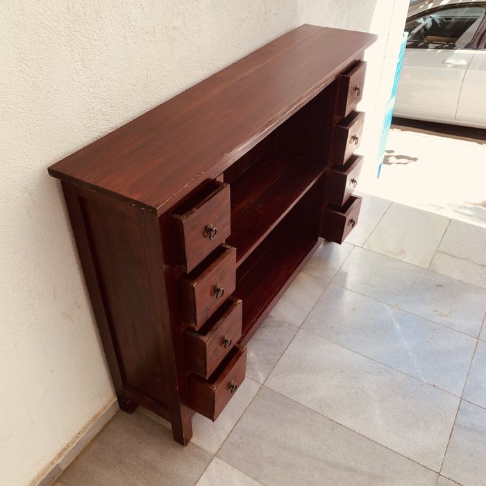 Масивен дървен шкаф – индийски стил, ръчна изработка