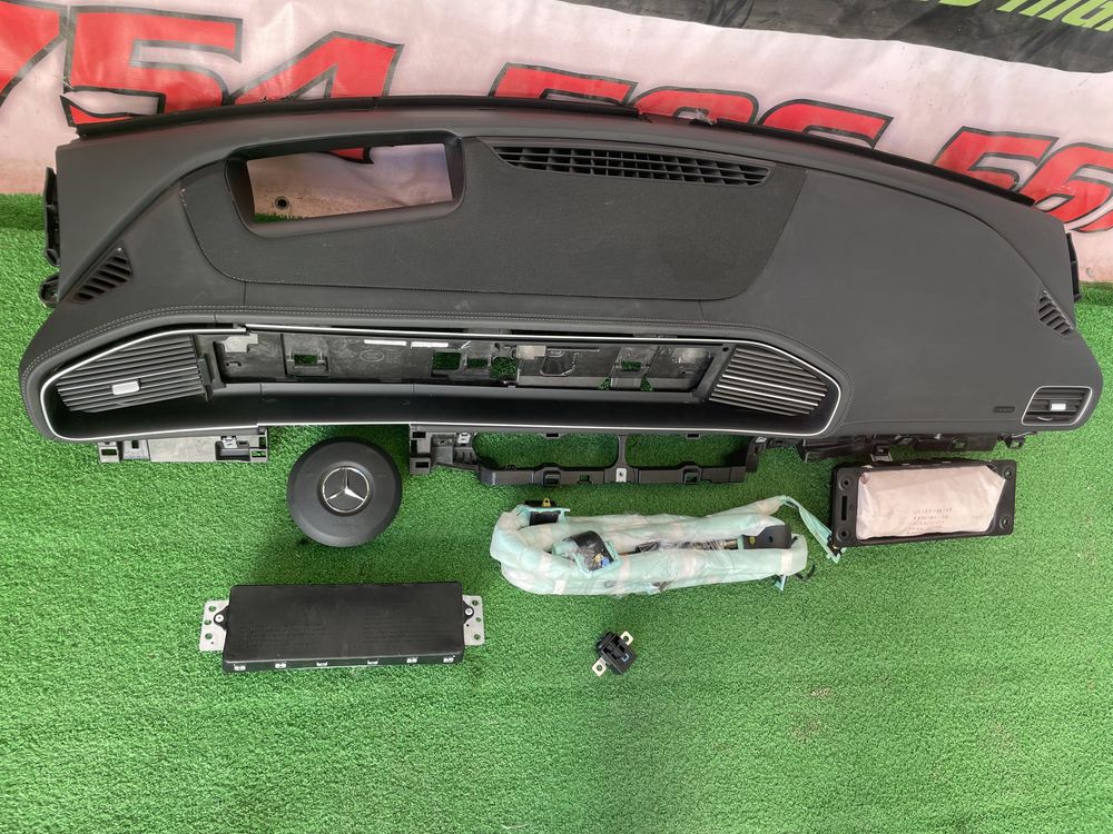Mercedes Gle W167 Plansa bord Kit airbag volan pasager cortina centuri