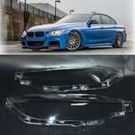 Bmw 3 капаци фарове F30 F31 стъкла бмв фар капак крушка xenon панел ф3