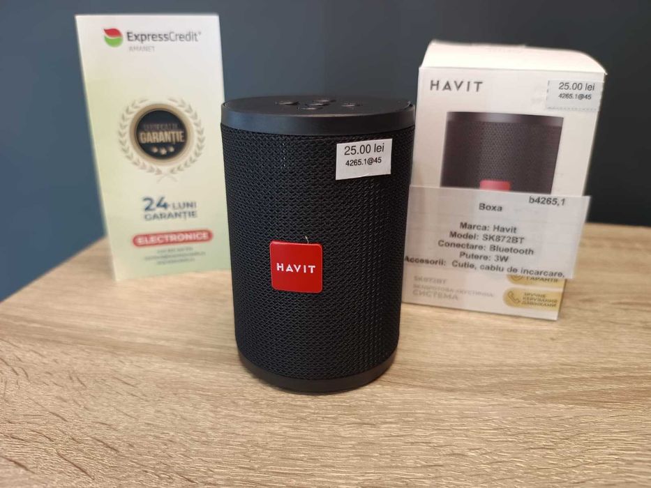 (AG51) Boxa bluetooth Havit SK872BT b4265.1 - Garantie 2 ani!