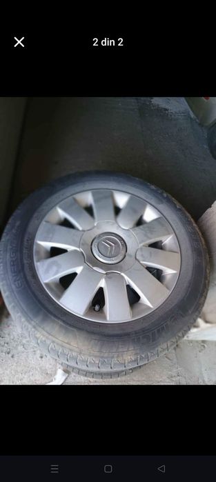 Jante originale Citroen și anvelope Michelin