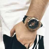 Мужские, водонепроницаемые часы с дизайном Кристалл. Гарантия.