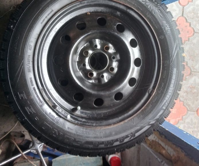 комплект штампов с зимней резиной