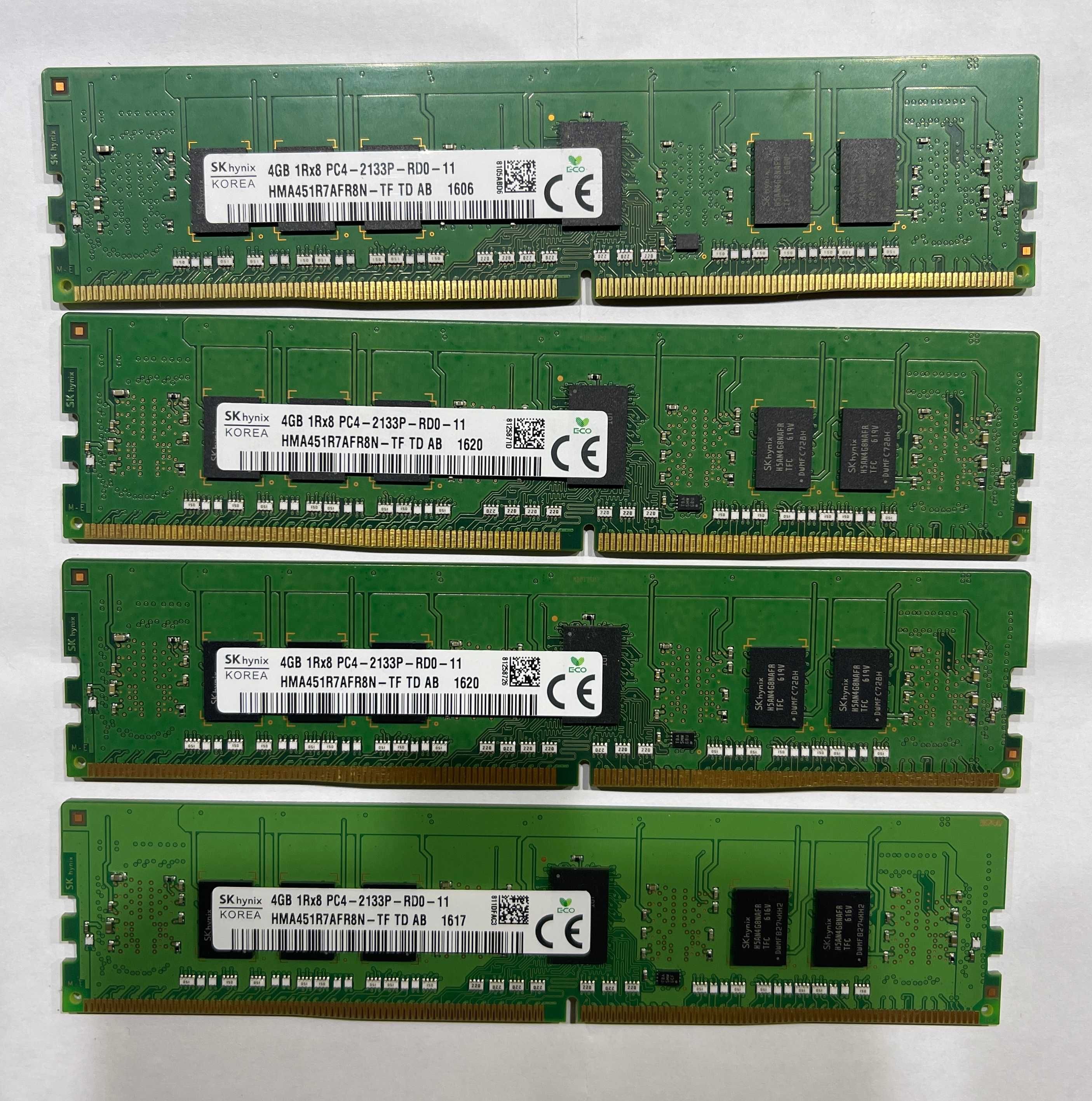 32GB 2Rx4 PC4-2400T DDR4 ECC - Samsung , Hynix, Micron