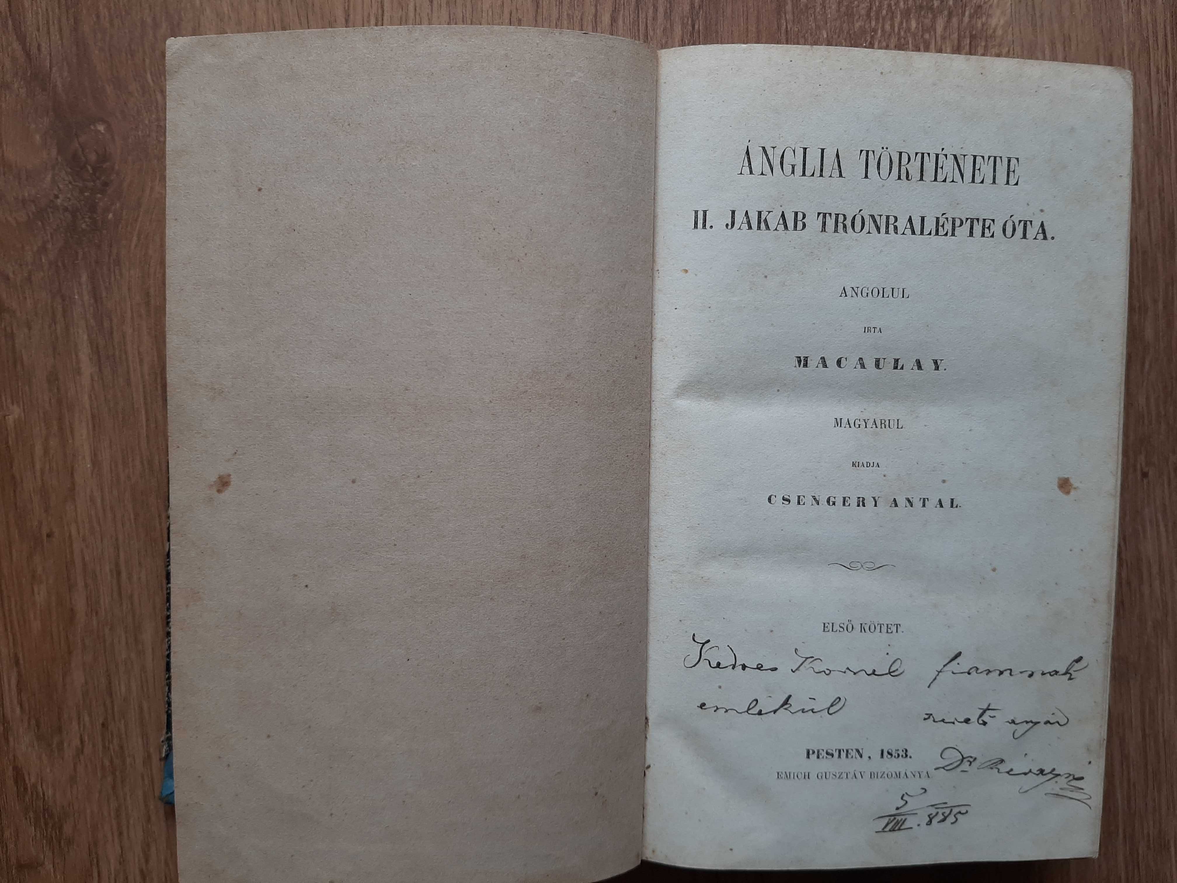 Lot carti vechi carte veche limba maghiara 1853 schimb