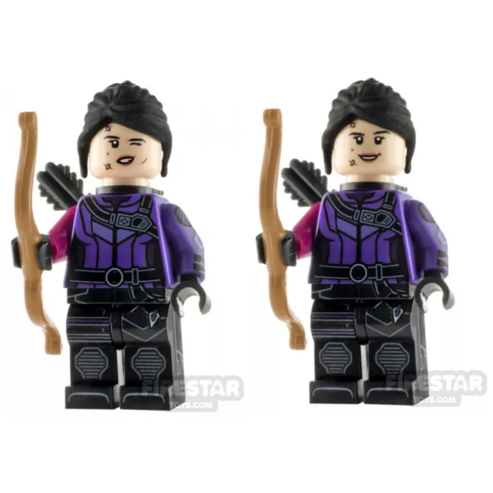 Figurină Lego Custom Marvel Hawkeye Kate Bishop Firestartoys